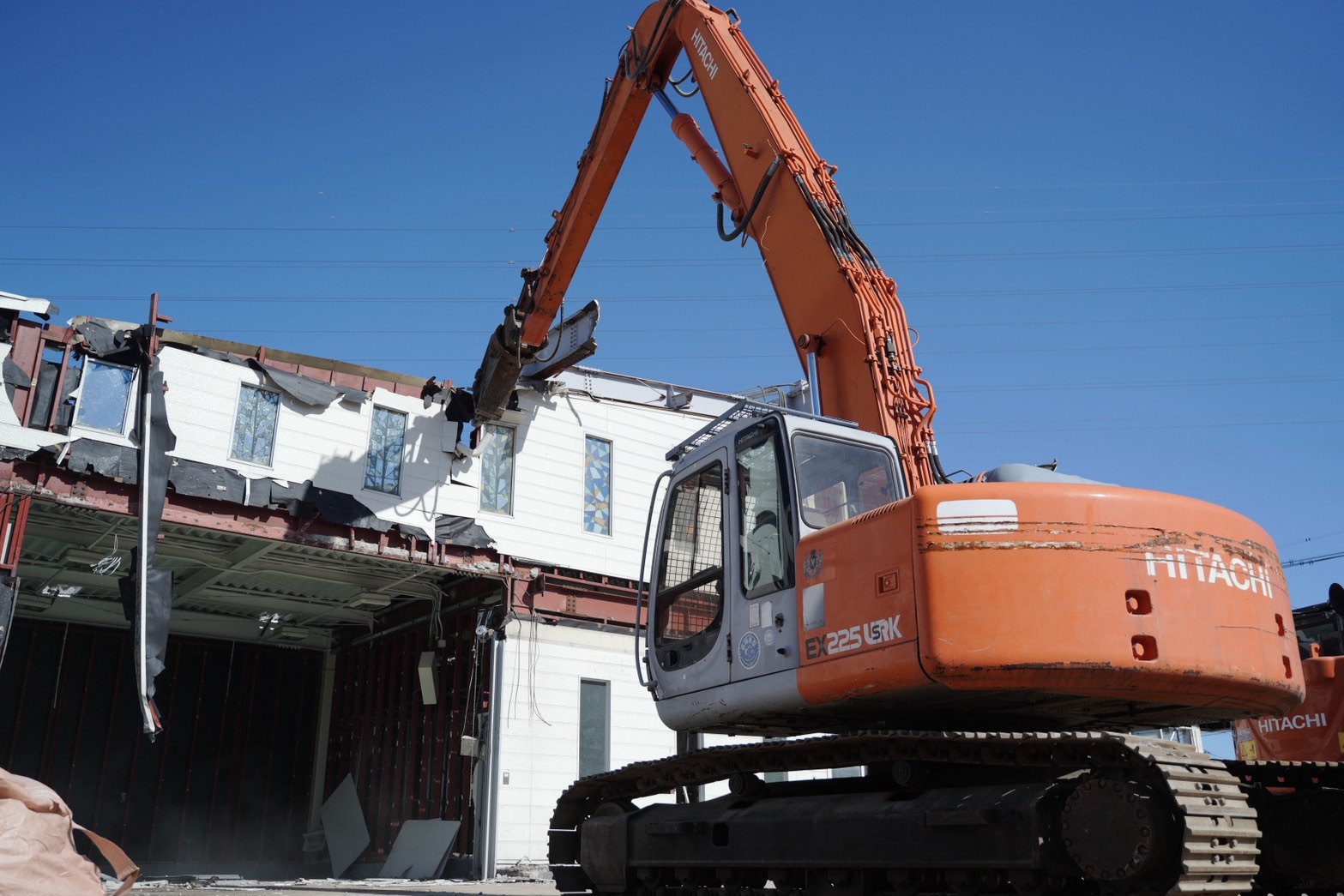 ガソリンスタンド解体工事