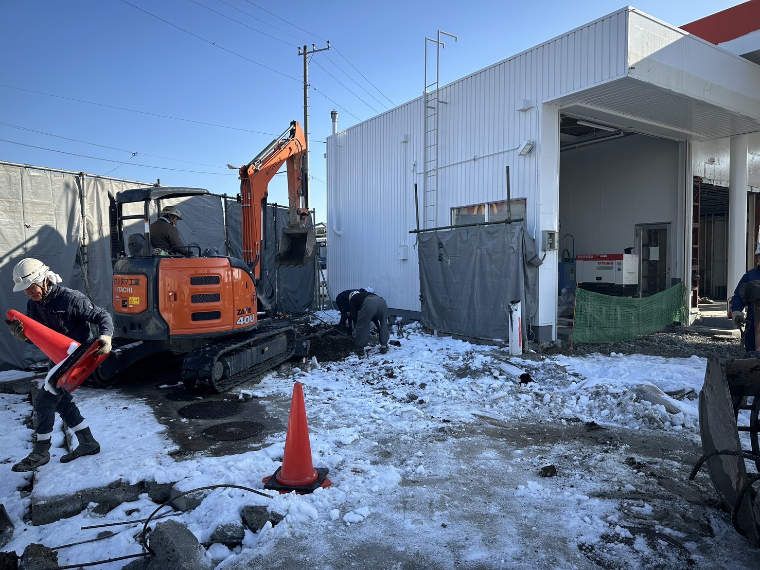 ガソリンスタンド改修工事